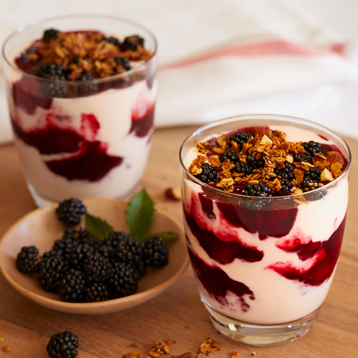 Breakfast Raspberry Yogurt Fool