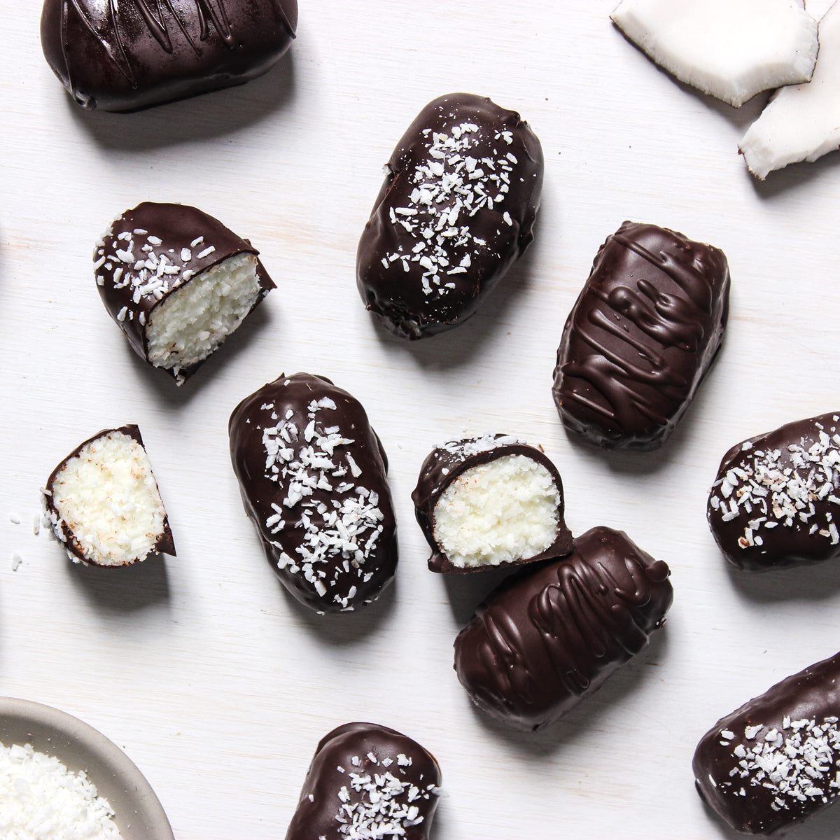 No Bake Choc Coconut Bars