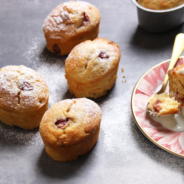 Rhubarb & White Chocolate Friands - EasiYo Global