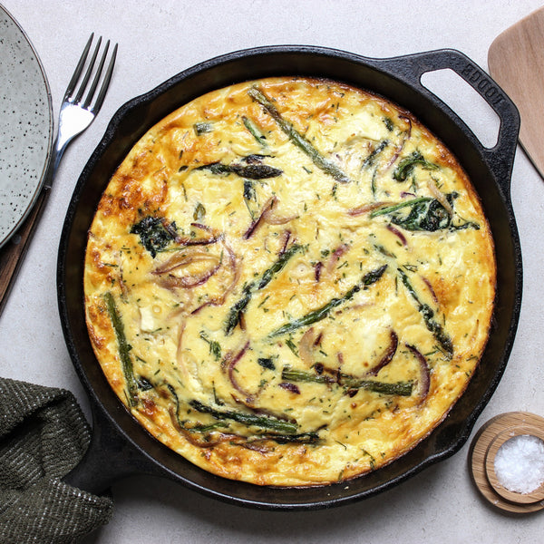 Asparagus, Feta & Yogurt Frittata - EasiYo Global